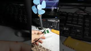 how to make mini  rechargebal fan