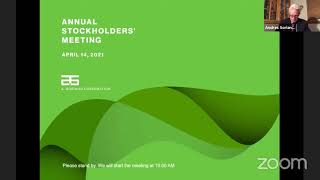 A. Soriano Corporation 2021 Annual Stockholders Meeting