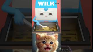 Eat Wilk Pork Cutlet🥛🥩 #trollcat3 #short #trollworld #trollcat #shortvideo #catvideos