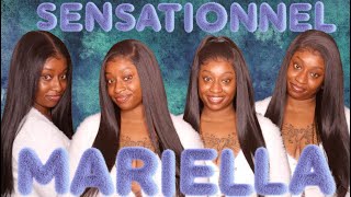 SLEEK & SIMPLE SLAY | Sensationnel What Lace Mariella 26 | Wigtypes