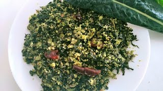 Kale Thoran Kerala style/Kale recipe