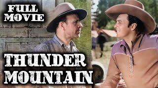 THUNDER MOUNTAIN | George O'Brien | Full Western Movie | English | Wild West | Free Movie