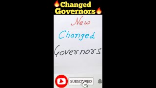 New Governors July 2021 | New Governors || President Appoints 8  New Governors ||#shorts