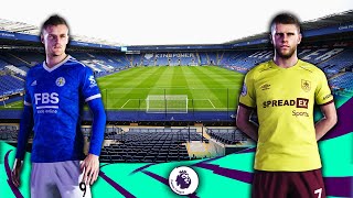 Leicester City vs Burnley ● King Power Stadium | eFootball 2022 Predict Gameplay