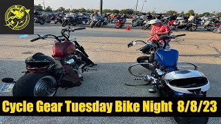 Cycle Gear Tuesday Bike Night Boilingbrook |8/8/23| Rocket Fools| Honda, Indian, Harley