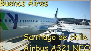 Como es viajar de Buenos Aires a Santiago de Chile por SKY AIRLINE AIRBUS A321 Neo. IDES