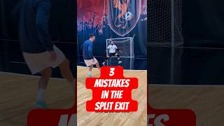 3 MISTAKES IN THE SPLIT EXIT #gk #goalkeeper