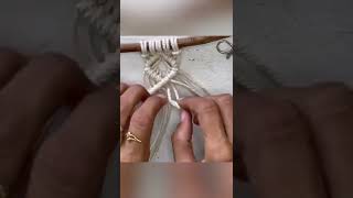 Macrame pattern #macrametutorial #macramepattern #macrameart #shorts #macramestepbystep