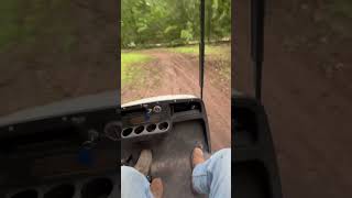 Mud digger on the golf cart 😂#shorts #viral #golfcart #muddin