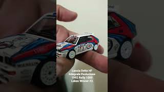 Lancia Delta HF Integrale Evoluzione 1992 Rally 1000 Lakes Winner No. 3 #lancia #minigt #diecast