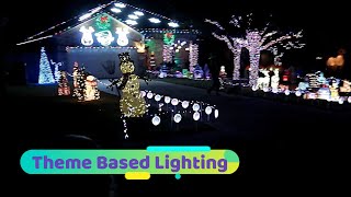 Awesome Trailer Tour of Lighting's on Front Yard for Christmas