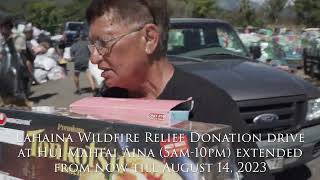 Lahaina Fire Relief Donation Drive Day 4 Update