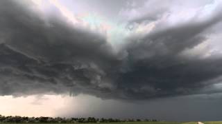 6-21-2014 Timelapse of Severe Convection east of Mound City, SD