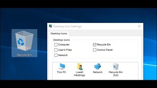 How To Add My Computer Icon On The Desktop Windows 10 | Display icon on desktop |