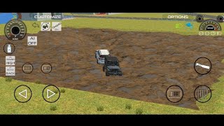 फॉर्च्यूनर कीचड़ में फंस गई || Indian vehicle simulator 3D || OmkarX Gaming