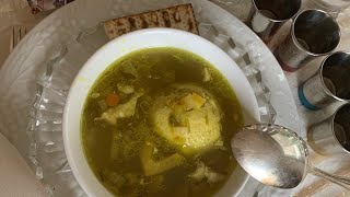 Matzah Ball with a Sephardic fusion