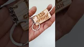 wooden key chains