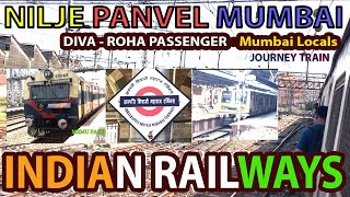 NILJE PANVEL MUMBAI CSTM || Harbour Line Stations || Panvel to CSTM