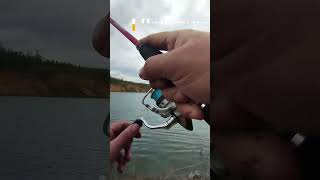 Окунь на микро джиг #окунь #fishing #рыбалка