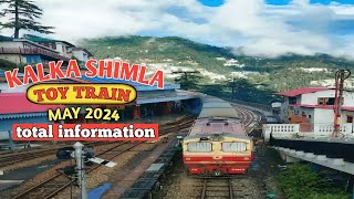 Kalka to Shimla  toy Train tour  | full information 2024 | Kalka to Shimla toy Train full journey 😍