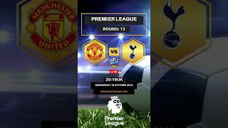 BIG MATCH: MAnchester United vs Tottenham #premierleague