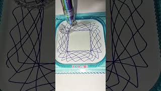 How many rotations did the pen make in total? ?? #Spirograph #satisfying #shorts