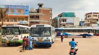 Bhuvanagiri Bus Stand..! 🚌🚌 Way To Bhuvanagiri, Telangana