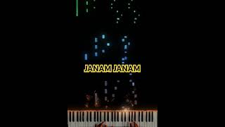 Janam Janam Piano Cover | Visualiser | Dilwale | Shah Rukh Khan