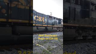 CSX 3437 Distributed Power Unit on 515 #distributedpower #dpu #dp @CameraBryan #athensalabama #csx