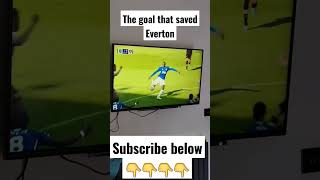 Everton survive #shorts #footballshorts