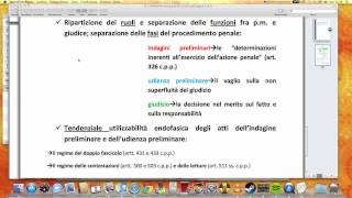 DIRITTO PROCESSUALE PENALE - CENNI/LEZIONE (3)