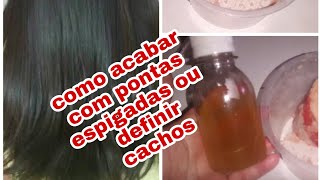 como fazer de oleo de tutano _ acabe com pontas espigadas ou defina os cachos