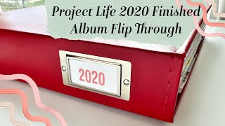 Project Life 2020 Finished Album Flip Through