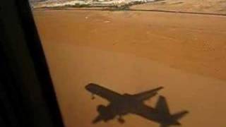 Flying into Sharm