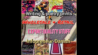 Latest Stock Poetry and Writing Prints Wholesale and Retail || Infopreneur-Danish