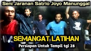 Jaranan Satrio Joyo Manunggal Edisi Latihan persiapan Tampil Di Markas Sumberkembang