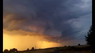 Shelf Cloud 05.07.2016 - Chróstnik pow. lubiński