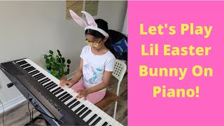 Little Easter Bunny On Piano