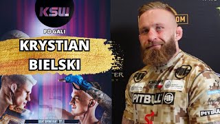 KRYSTIAN BIELSKI - BOHATER Z OLSZTYNA PRZEGRYWA NA KSW 95 I PROSI O KOLEJNĄ SZANSĘ