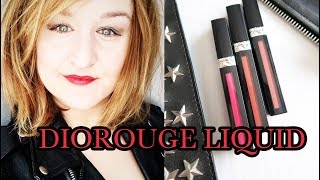 DIOR ROUGE LIQUID LIP STAIN & DOUBLE ROUGE MATTE METAL