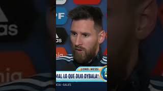 MESSI habla de DYBALA