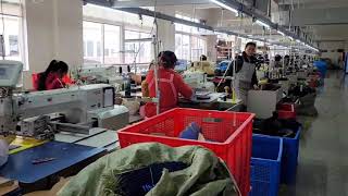 Automatic pattern sewing machine production line