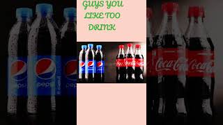 COCO COLA❣ VS PEPSI SOFT DRINK ❣YOU FAVOURITE KONSI HAI❤👌