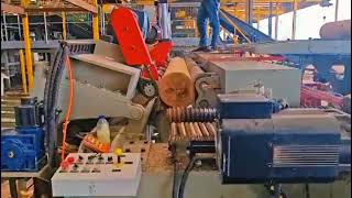 rotary peeling spindleless 9 feet new machine