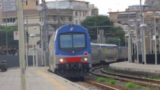 FS Vivalto carrozze+E464.626 arrivare a Sestri Levante