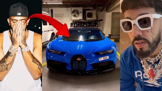 GUERRA! ELADIO CARRION SE COMPRA UN BUGATTI Y LE FRONTEA A ANUEL AA