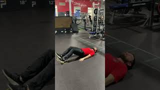 Floor slide hamstring curls