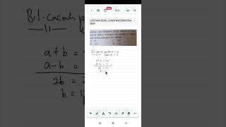 Latihan Soal Ujian Sekolah Matematika Kelas SMP #maths #lesonline #lesmatematika