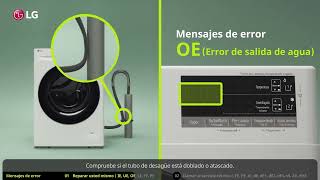 Soporte LG España - Mensajes de error comunes en Lavadoras LG