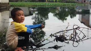 BOCIL YANG HOKI MANCING DIRAWA DAPET KURA-KURA TERMAHAL